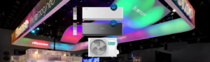Hisense Energy Pro X 5,0kW vidinis įrenginys QH50BV0BG Matinis juodas vidinis įrenginys